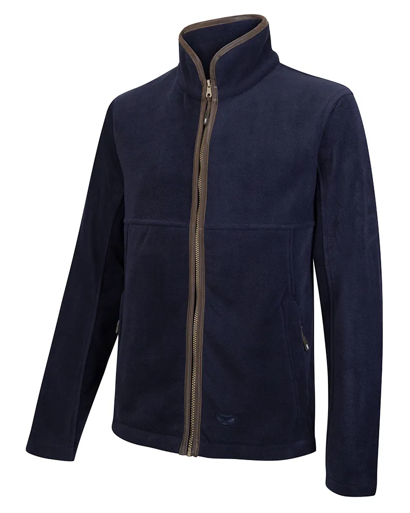 Hoggs Of Fife Stenton Technical Fleece Jacket - Midnight Navy