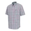 Hoggs Aberdour Short Sleeve Checked Shirt - Green/Red/Blue