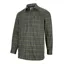 Hoggs Of Fife Fleece Lined Shirt Beech - Green Check