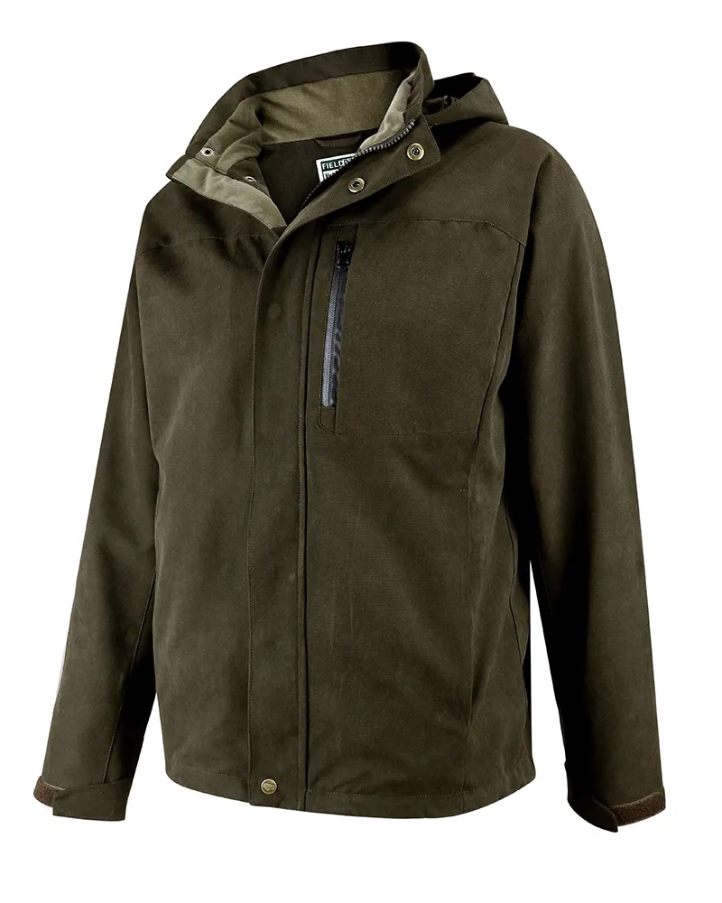 Hoggs Of Fife Struther Zip Through Jacket - Dark Green