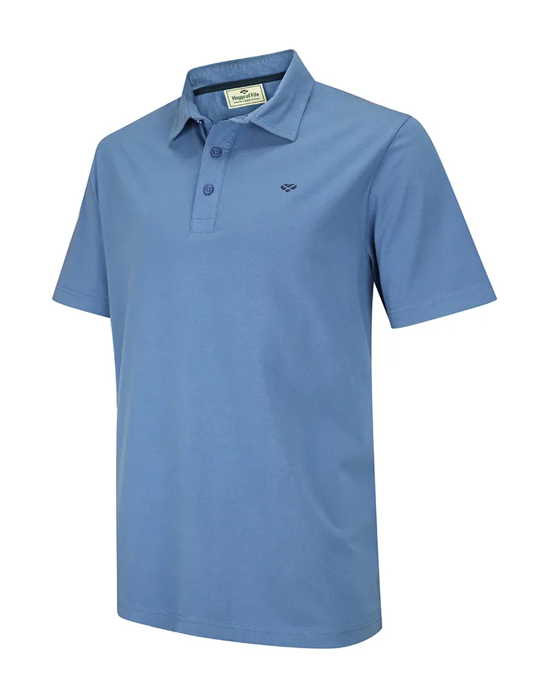 Hoggs Of Fife Crail Jersey Poloshirt - Dutch Blue