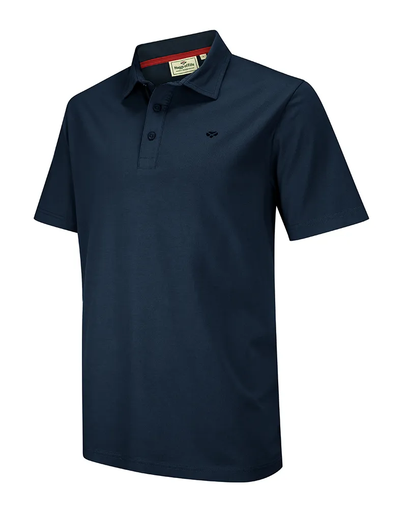 Hoggs Of Fife Crail Jersey Poloshirt - Navy
