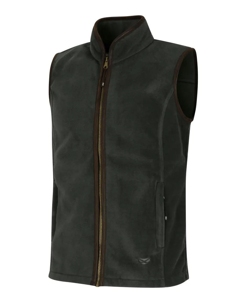 Hoggs Of Fife Stenton Ladies Fleece Gilet - Pine