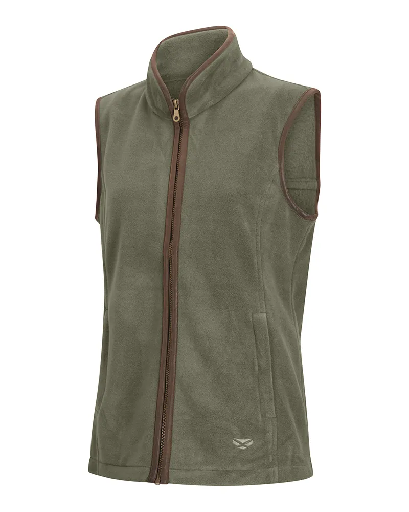 Hoggs Of Fife Stenton Ladies Fleece Gilet - Lovat