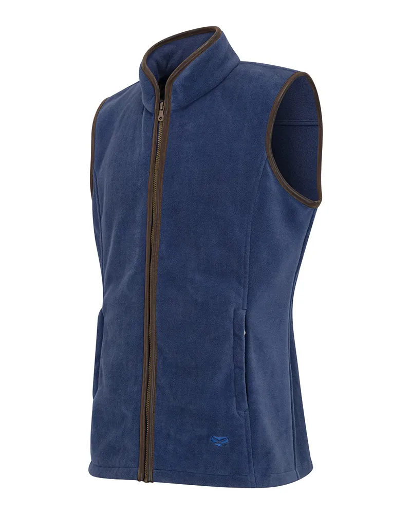 Hoggs Of Fife Stenton Ladies Fleece Gilet - Nordic Blue
