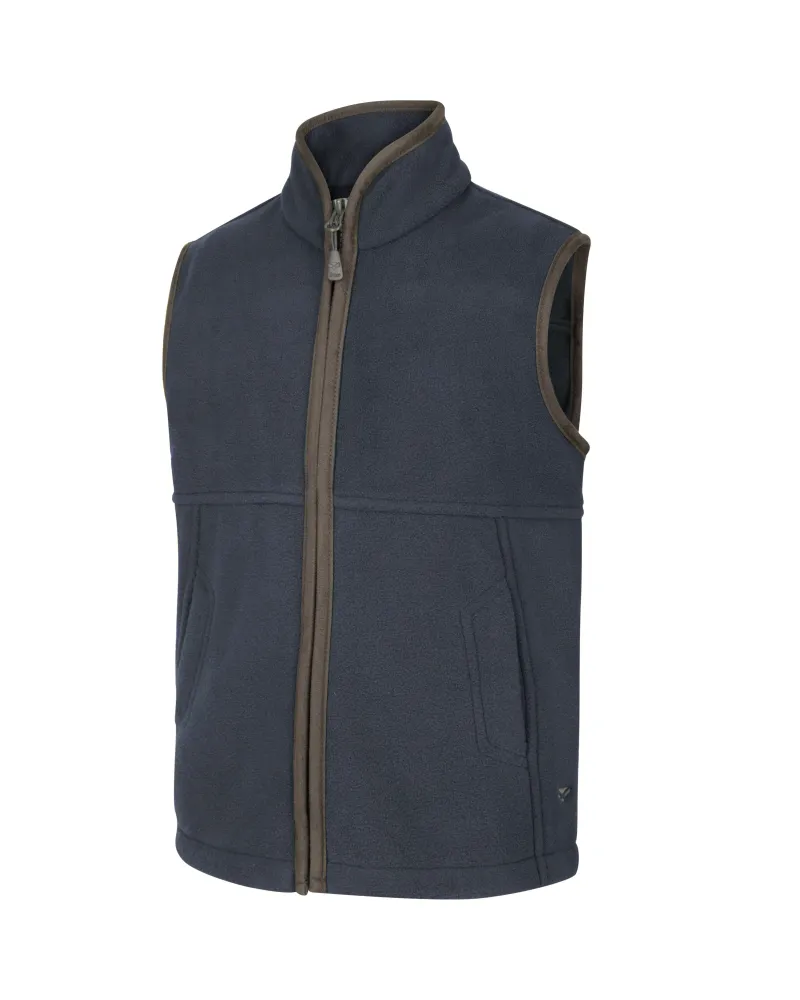 Hoggs Of Fife Woodhall Junior Fleece Gilet - Navy