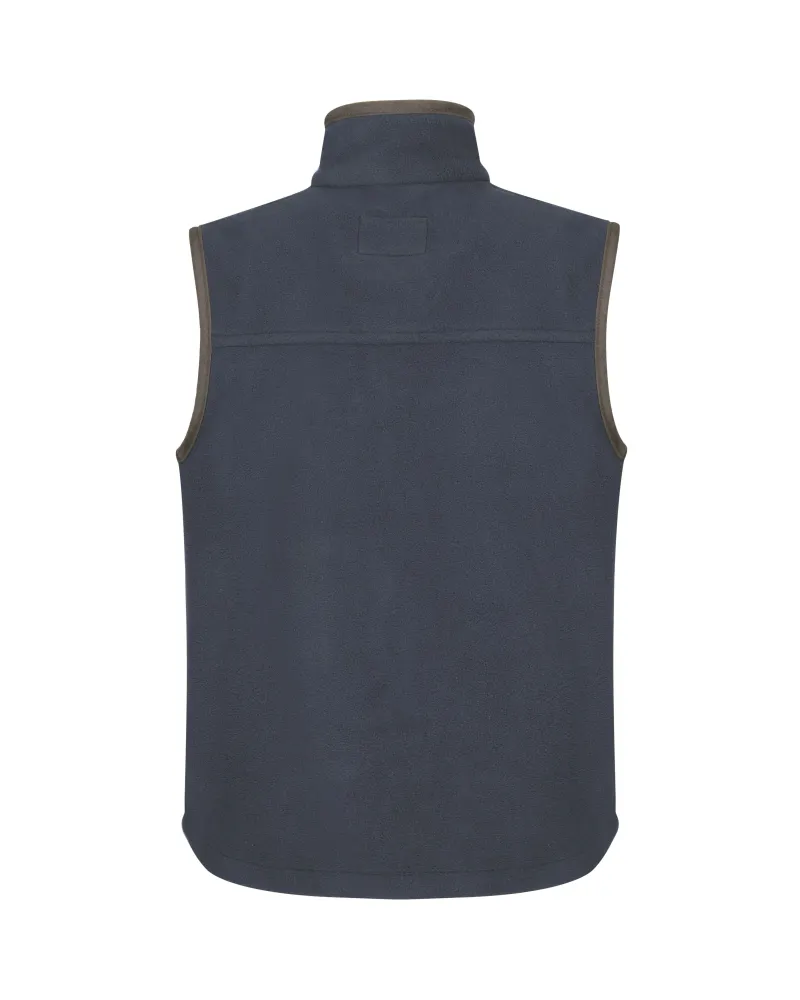 Hoggs Of Fife Woodhall Junior Fleece Gilet - Navy-2