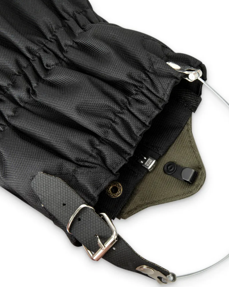 Hoggs Field and Trek Gaiters - Green/Black-1