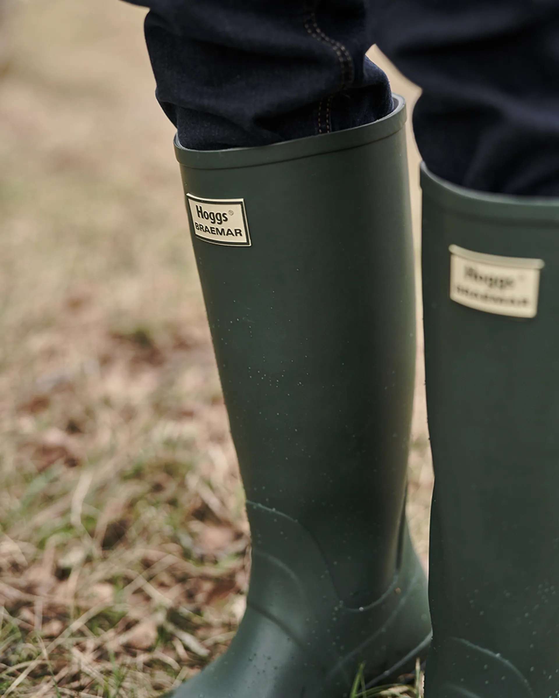 Hoggs Of Fife Braemar Wellington Boots Green