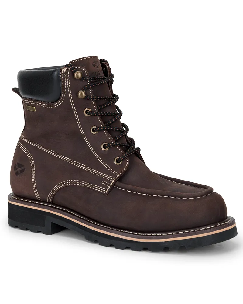 Hoggs Of Fife Selkirk Moc Work Boot - Oak Brown