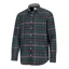 Hoggs Of Fife Pitscottie Flannel Shirt - Dark Green Tartan Check