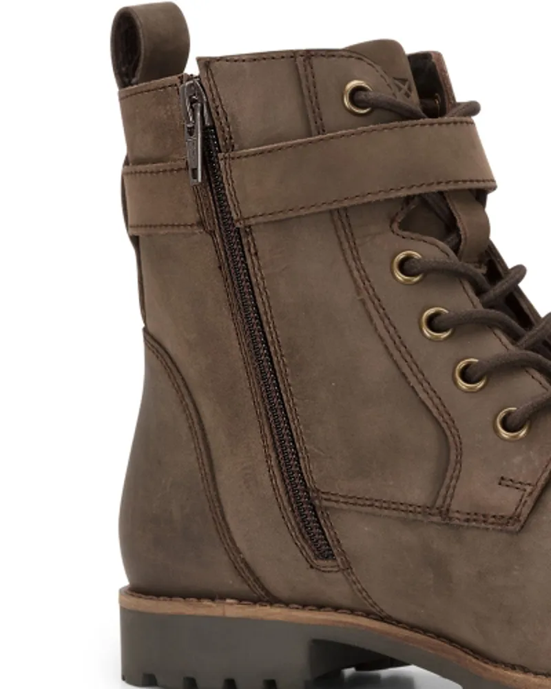 Hoggs Of Fife Ladies Bridle Buckle Boot - Brown-3