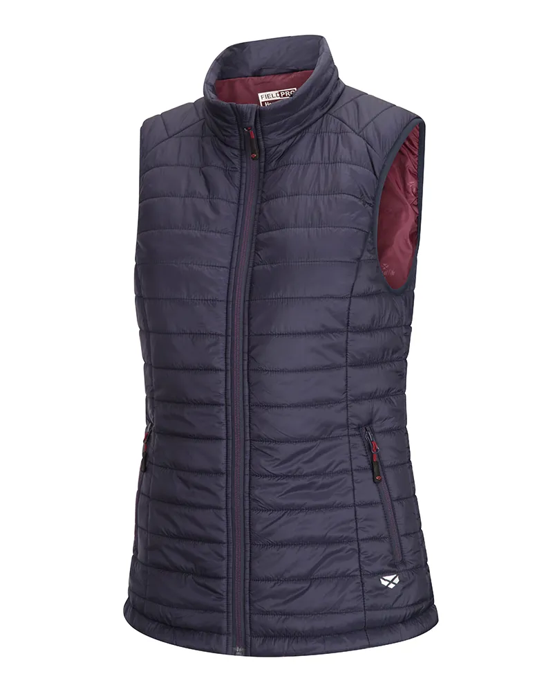 Hoggs Of Fife Kingston Rip-Stop Gilet - Navy/Merlot