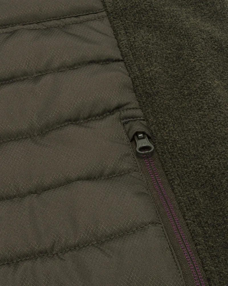 Hoggs Of Fife Melville Hybrid Jacket - Dark Forest Marl-4