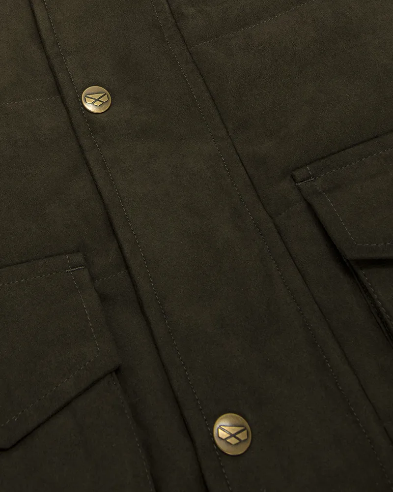 Hoggs Of Fife Glenbervie Quilted Gilet - Loden-4