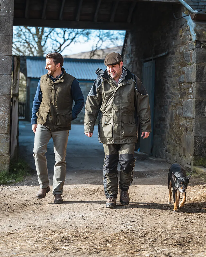 Hoggs Of Fife Glenbervie Quilted Gilet - Loden-5