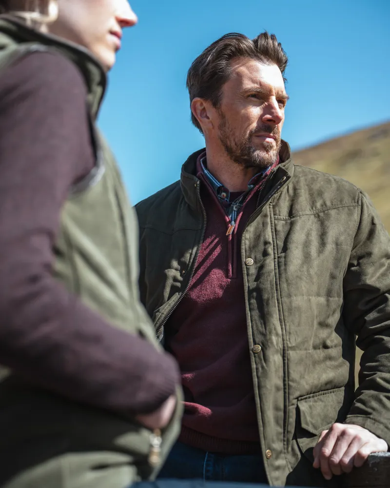 Hoggs Of Fife Glenesk Quilted Jacket - Loden-2