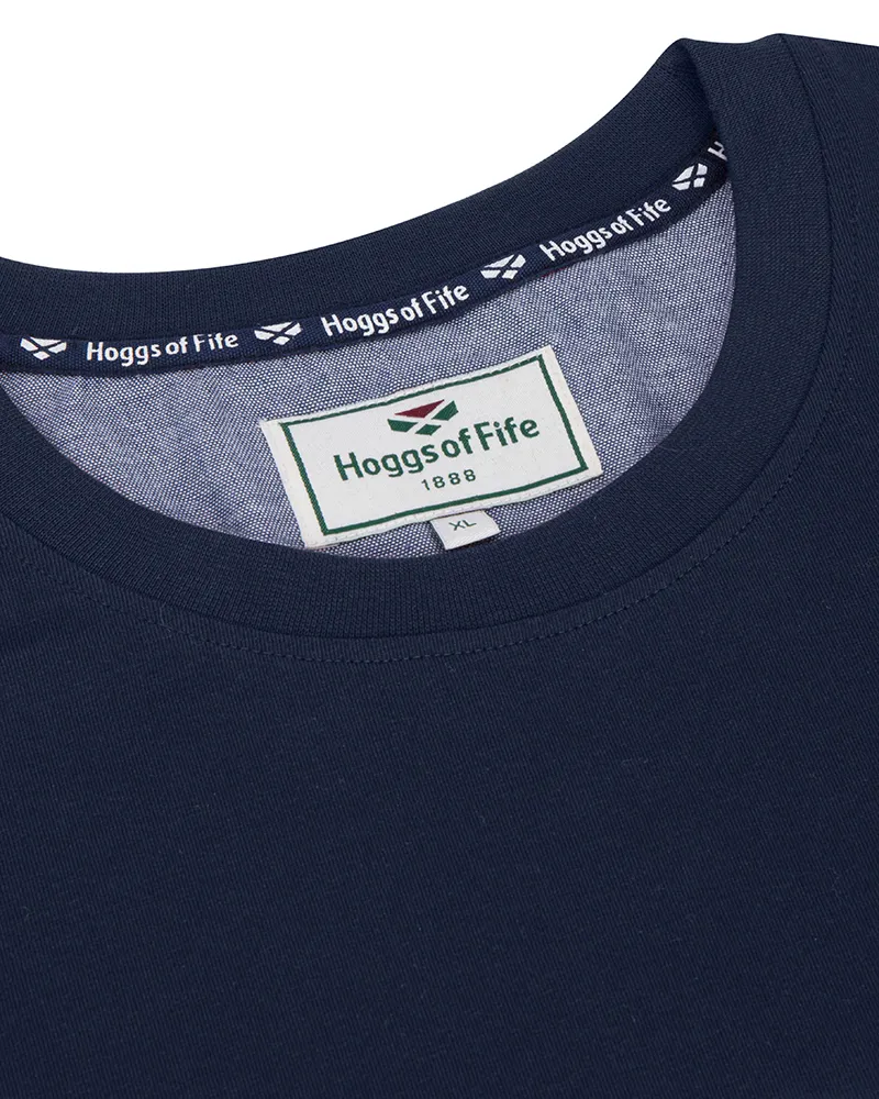 Hoggs Of Fife Canonbie Printed T-Shirt - Navy-2