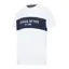 Hoggs Of Fife Dalbeattie Colour Block T-Shirt - White/Navy/White