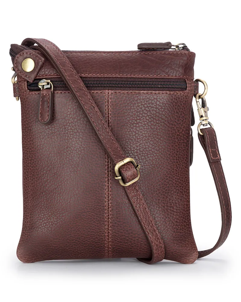 Hoggs Of Fife Monarch Leather Travel Organiser - Conker-1