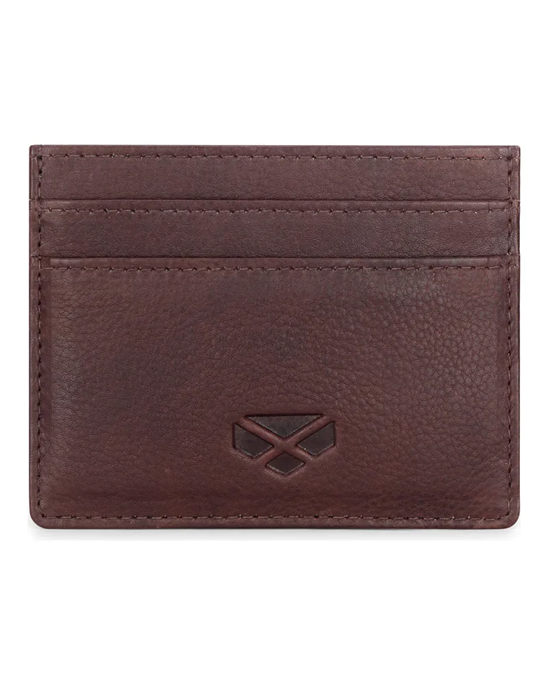 Hoggs Of Fife Monarch Leather Credit Card Holder - Conker-1