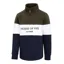 Hoggs Of Fife Dumfries 1888 Junior 1/4 Zip Sweatshirt - Forest/White/Navy