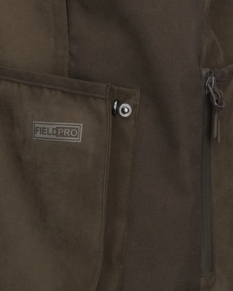 Hoggs Of Fife Ardross Pro Field Gilet - Dark Olive-1