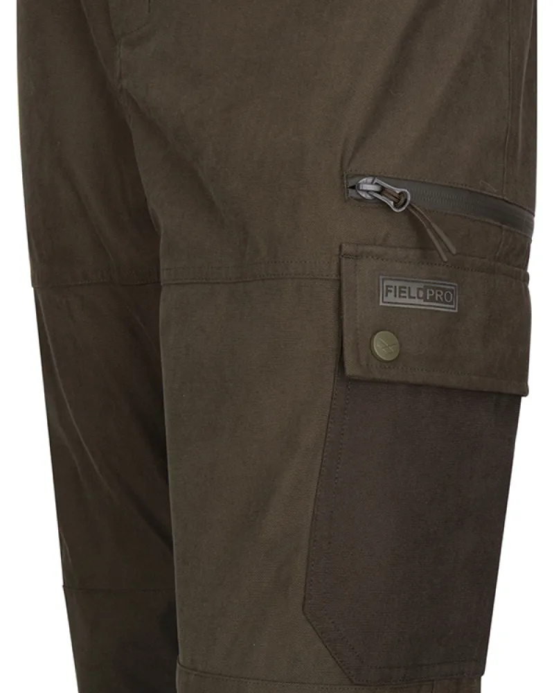 Hoggs Of Fife Ardross Pro Waterproof Field Trousers - Dark Olive-1