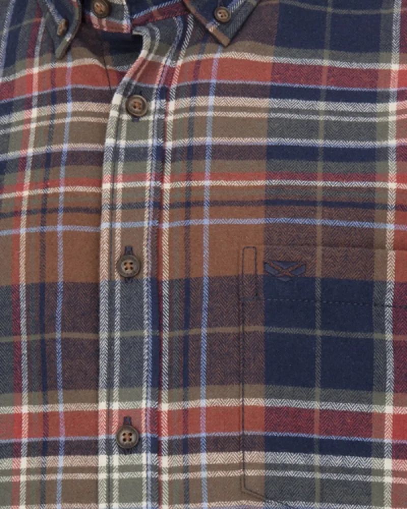 Hoggs Of Fife Pitreavie Flannel Check Shirt - Multi-1