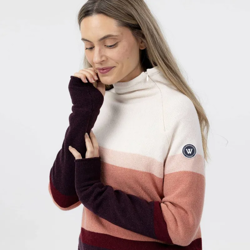 Holebrook Martina Windproof Ladies Jumper - Pink Multi-3