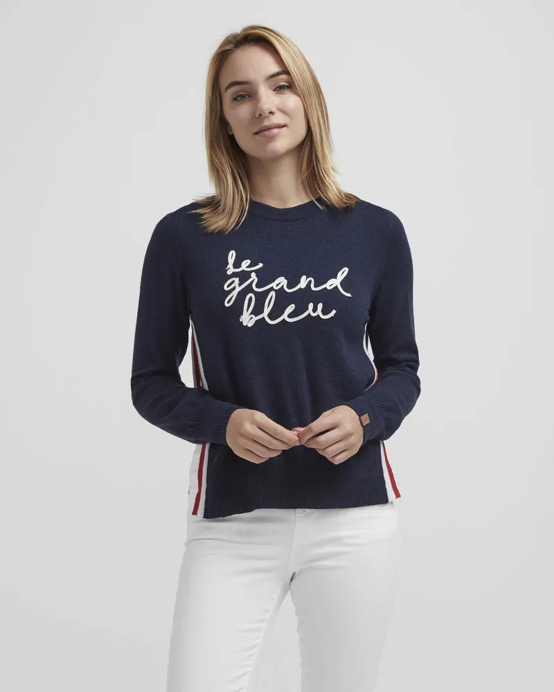 Holebrook Britta Ladies Crew - Navy