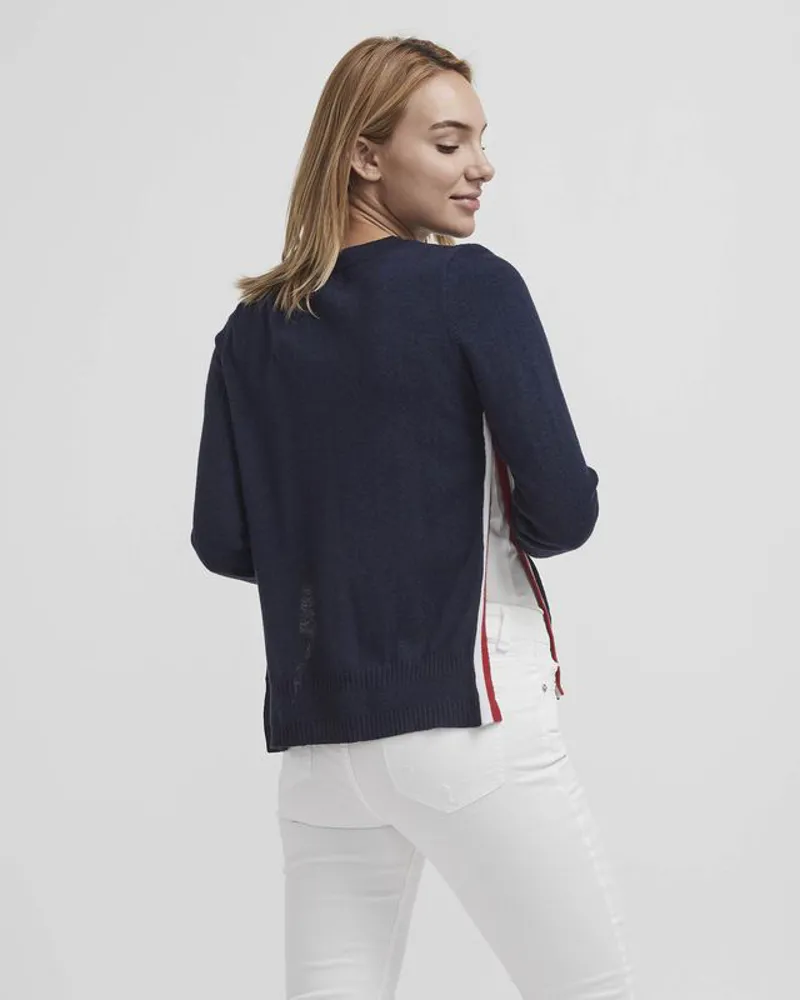 Holebrook Britta Ladies Crew - Navy-1