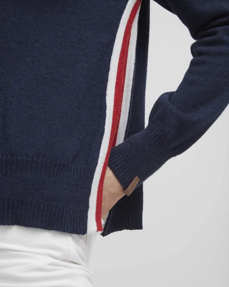 Holebrook Britta Ladies Crew - Navy-2