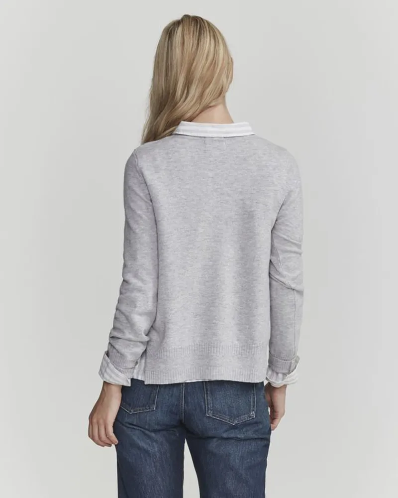 Holebrook Britta Ladies Crew - Sandmelange-1