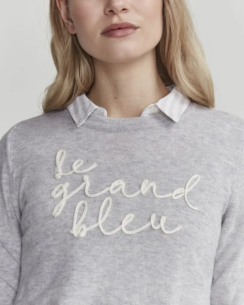 Holebrook Britta Ladies Crew - Sandmelange-2