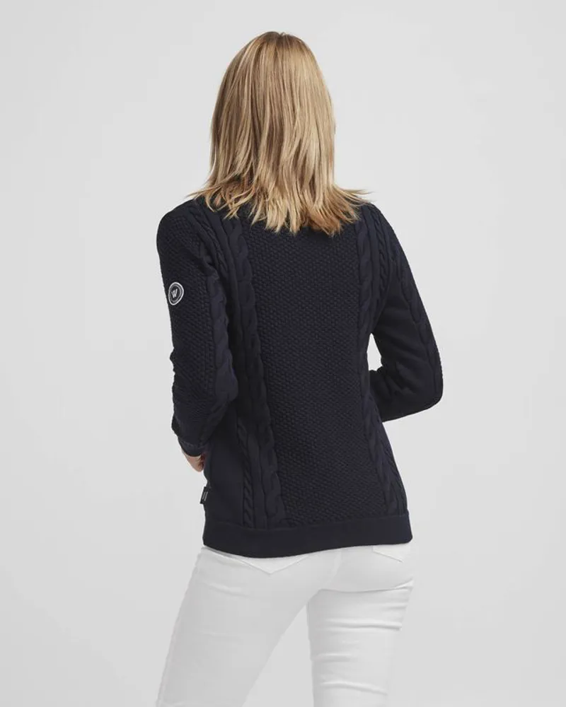 Holebrook Jossan Full Zip Windproof Jumper - Navy-1
