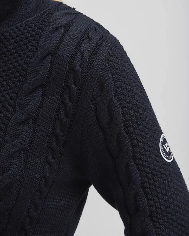 Holebrook Jossan Full Zip Windproof Jumper - Navy-2