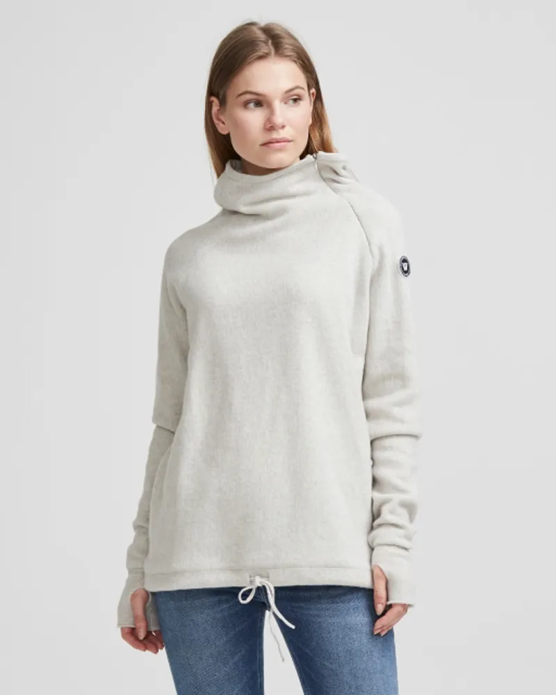 Holebrook Martina Windproof Jumper - Light Grey Melange