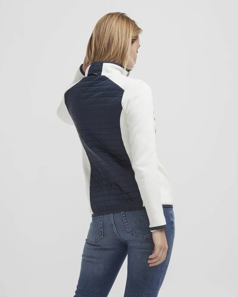 Holebrook Mimmi Windproof Jacket - Off White/ Navy-1