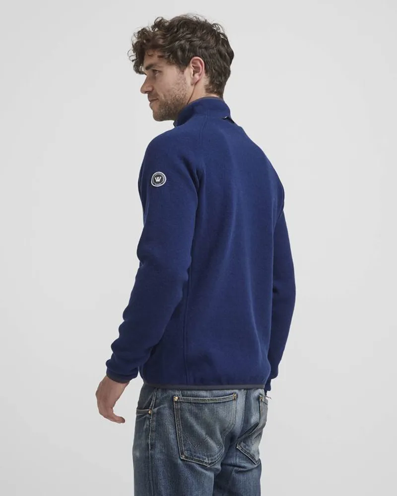 Holebrook Nisse Full Zip Windproof Jumper - Cobalt Blue-1