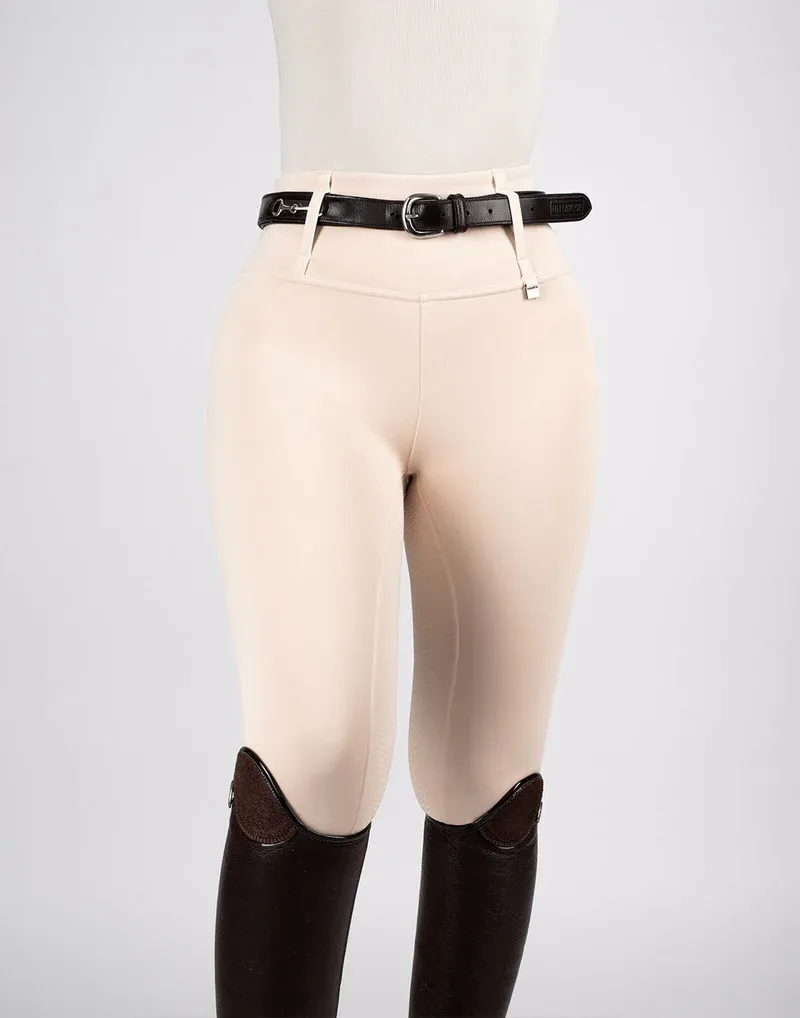 Horzehoods Lightweight Competition Leggings - Vanilla-8