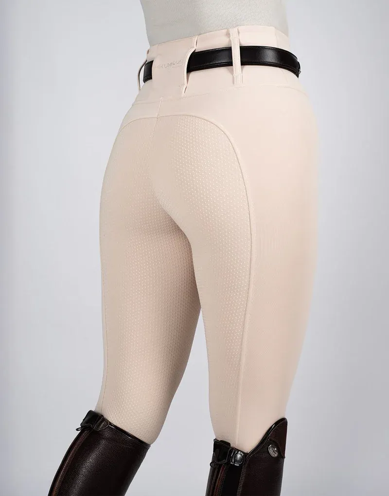 Horzehoods Lightweight Competition Leggings - Vanilla-4