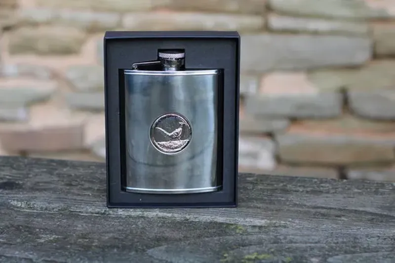 Sporting Saints Hip Flask - Stainless Steel 6oz