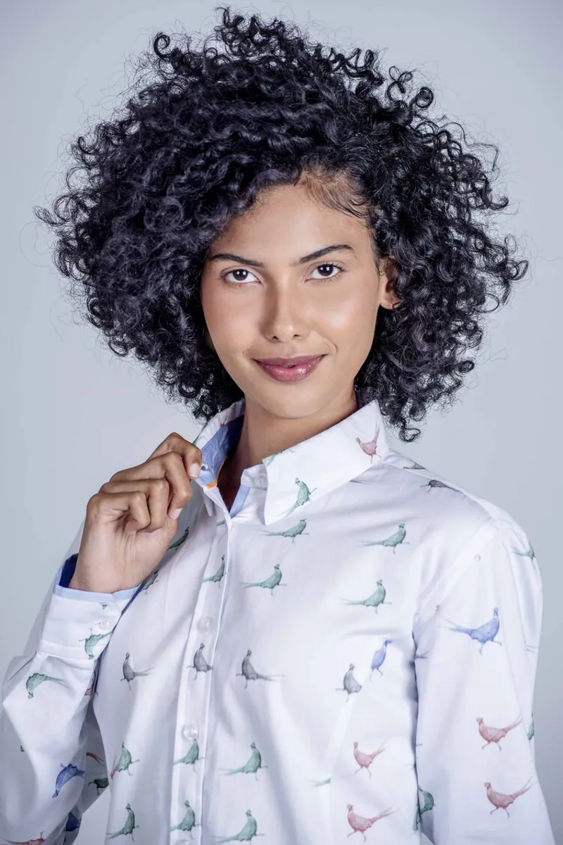 Hartwell Layla Ladies Shirt - Colourful Pheasants