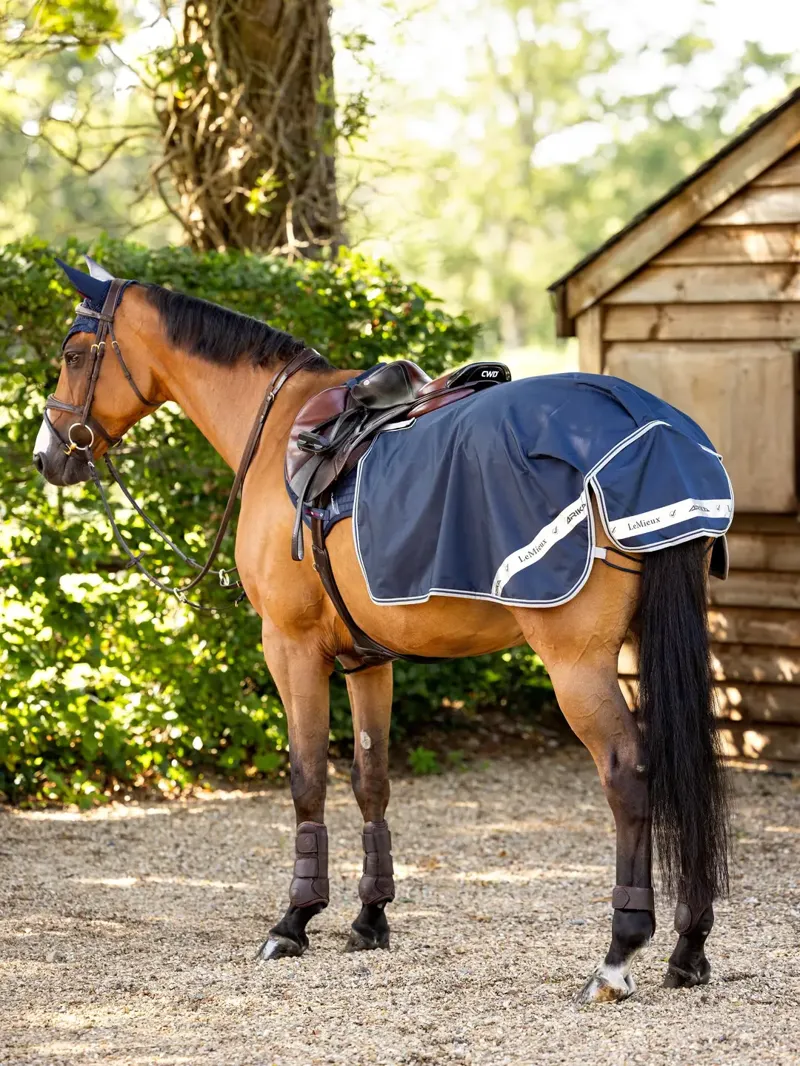 LeMieux Waterproof Exercise Quarter Sheet - Navy