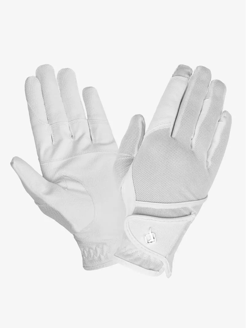 LeMieux Pro Mesh Glove - White