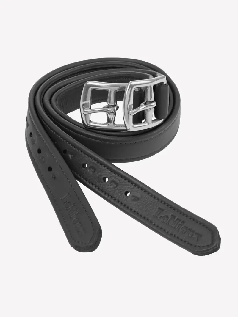 LeMieux Childrens Stirrup Leather - Black