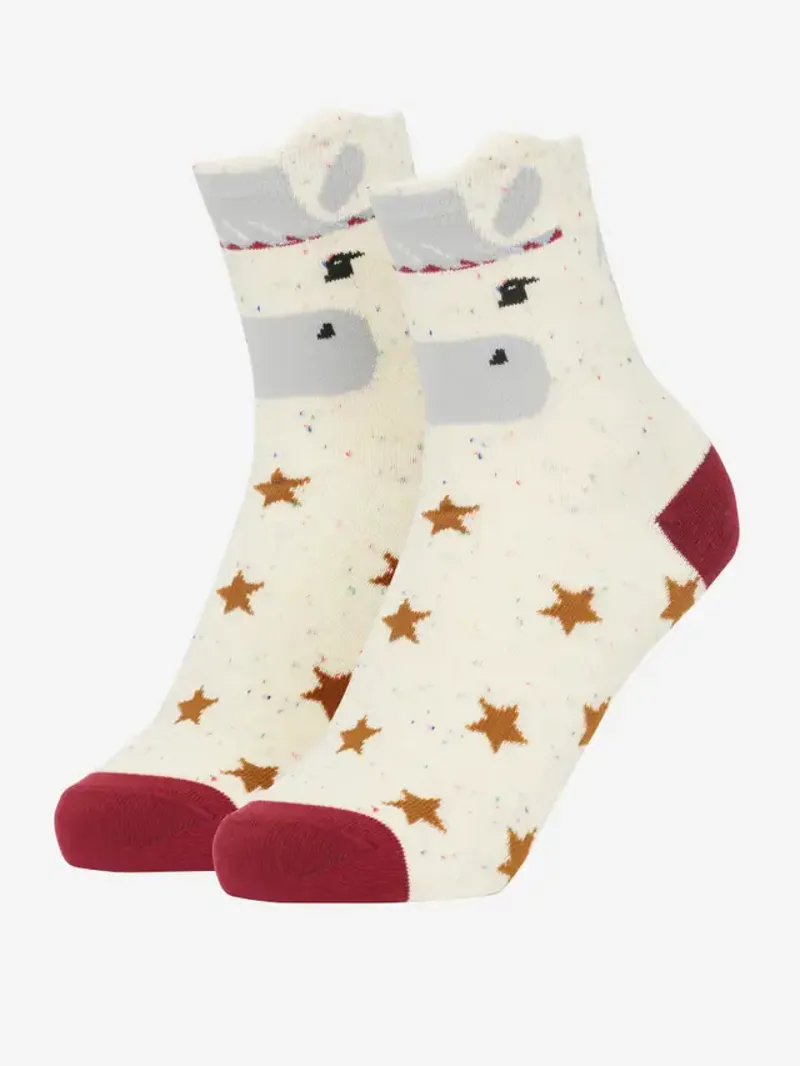 LeMieux Mini Character Socks -2 Pack - Show Pony-1