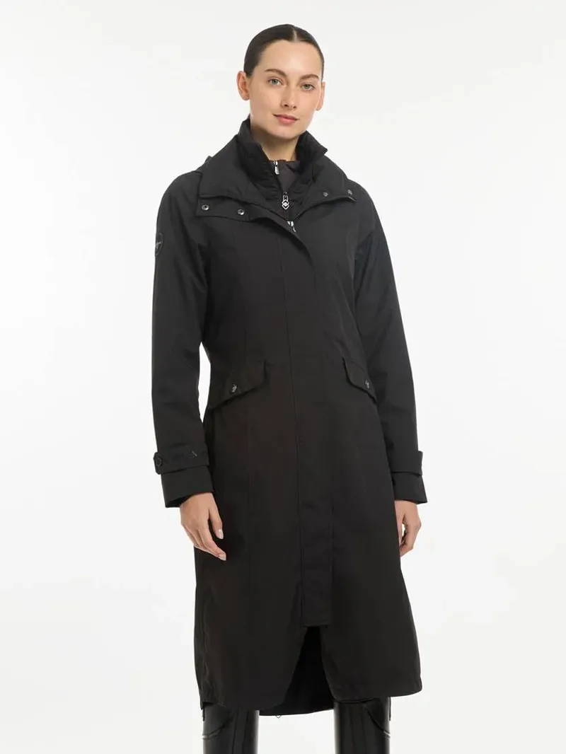 LeMieux Amelie Waterproof Lightweight Riding Coat - Black