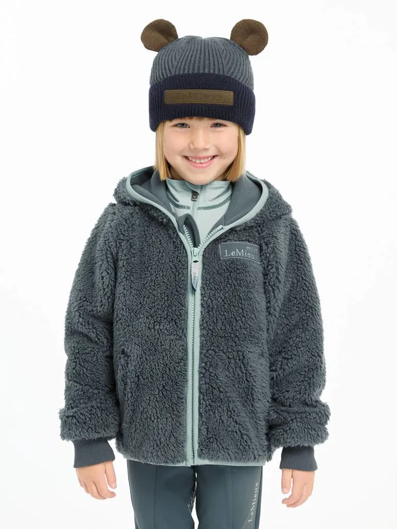 LeMieux Mini Bear Beanie - Petrol-3